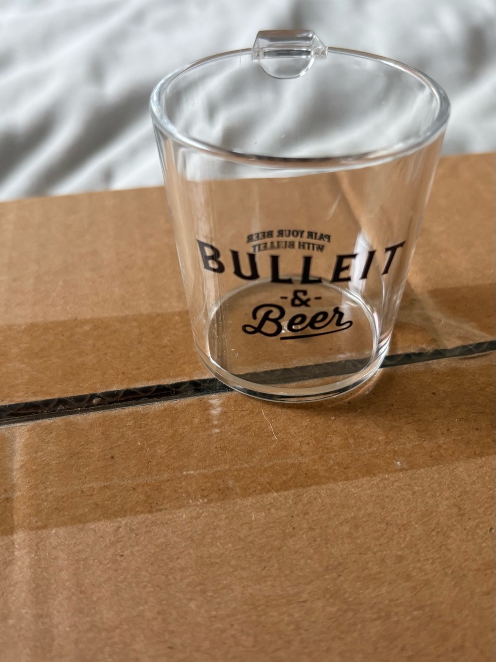 12 unbreakable Clear Shot Glass